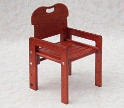 Dětská židle KAMILA rostoucí odstín KAŠTAN 